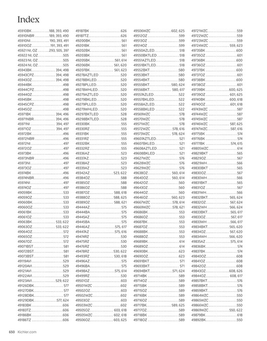 Kicher Lighting Decorative Resource Guide Catalog - Page 648-649